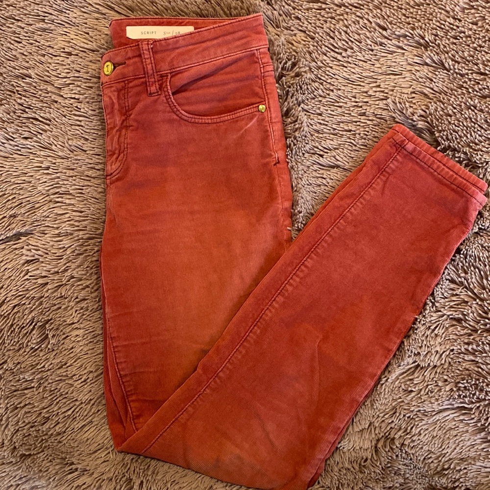 Anthropology corduroy pants